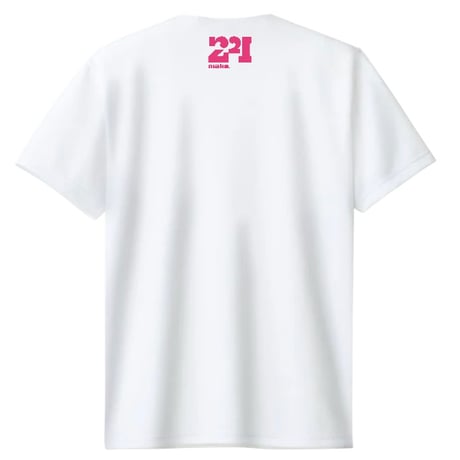 EX short tee【DRY】WHITE × ROSE