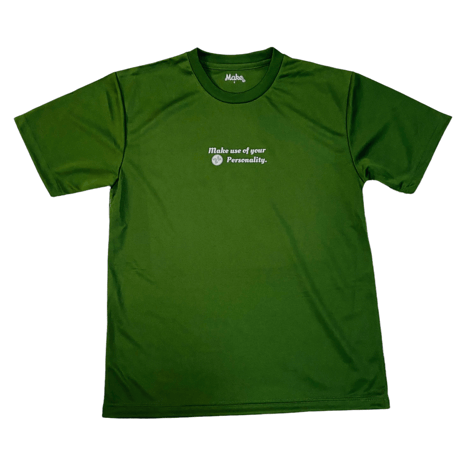 SP back logo tee【DRY】OLIVE