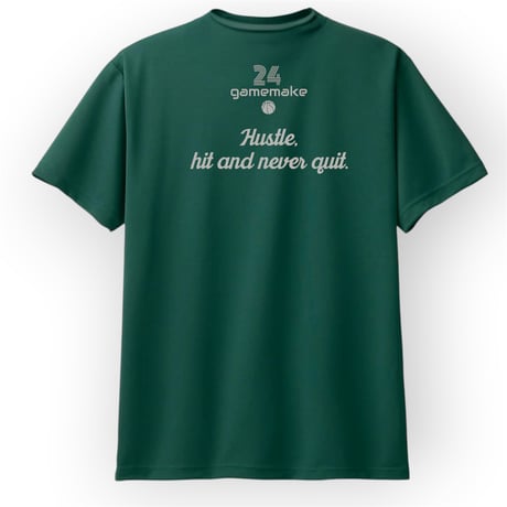 HSL  short tee 【DRY】 IVY GREEN