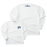 EX long tee【DRY】WHITE×NAVY