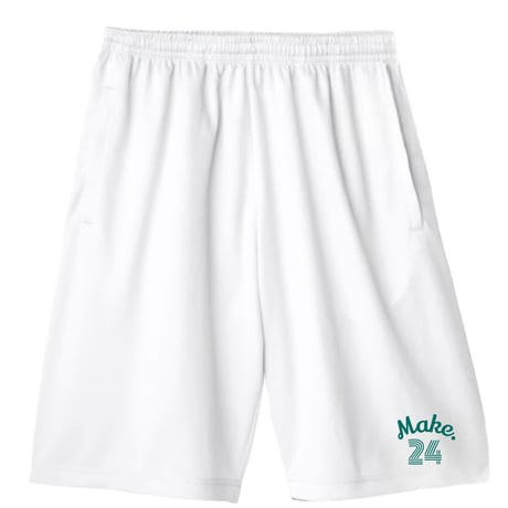 shorts.  type logo 【WHITE】