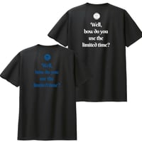 WHL short tee【DRY】BLACK