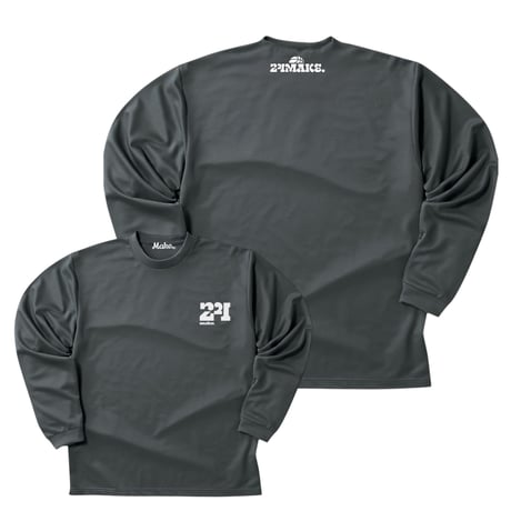 EX long tee【DRY】DERK GRAY