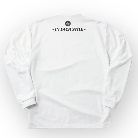 AW long tee 【DRY】WHITE×dg