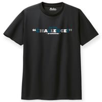 CL short tee 【DRY】BLACK × turquoise