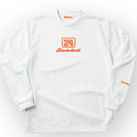 DWS long tee【DRY】WHITE