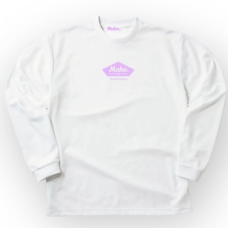 HF long tee 【DRY】  WHITE ×  L・BERRY