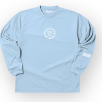 AM  long tee   IES【DRY】LIGHT BLUE
