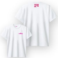 EX short tee【DRY】WHITE × ROSE