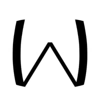 G art font design W