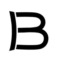 G art font design B
