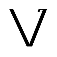 G art font design V