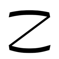 G art font design Z