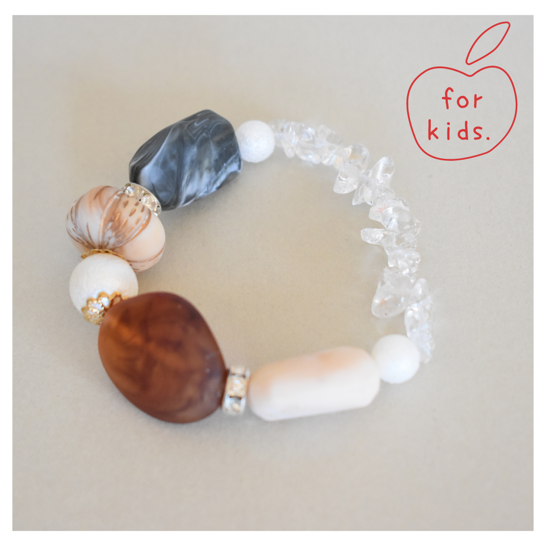 子供 ビーズ ブレスレット ２点セット ♡ 姫系 子供 ビーズ ブレスレット 2点セット ♡ 姫系 子供 ビーズ