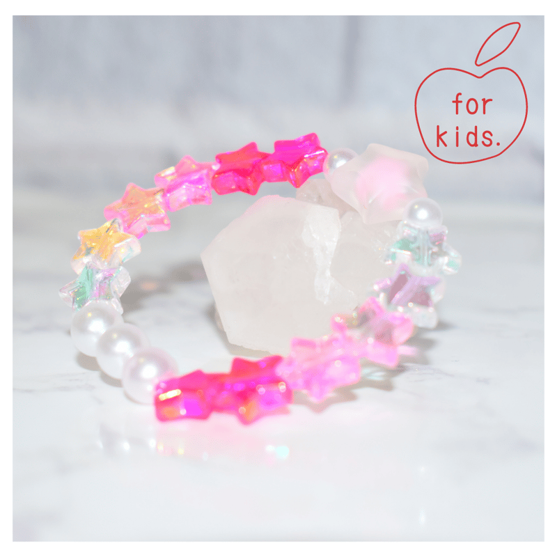 子供用☆ビーズブレスレット【kids13】 | ～心の月～