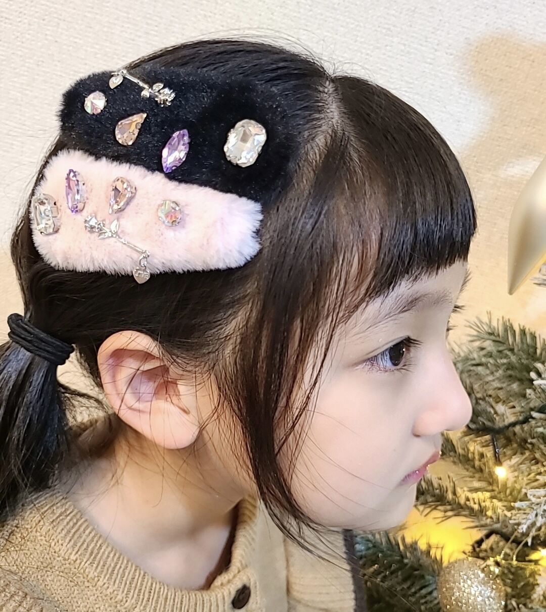 新作☆✴︎ヘアピンコーナー424キラキラストーン付可愛い異色リボンヘアピンクリップ 新作☆✴︎ヘアピンコーナー424キラキラストーン付可愛い異色リボン