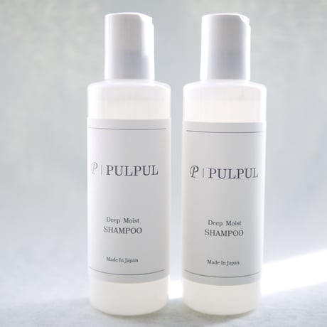 PULPULシャンプー×２　オリジナルポーチ1枚付