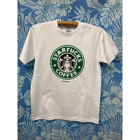 【STAR FUCKS】T-シャツ、ホワイト