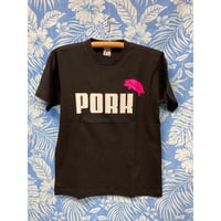 【PORK】T-シャツ、ブラック