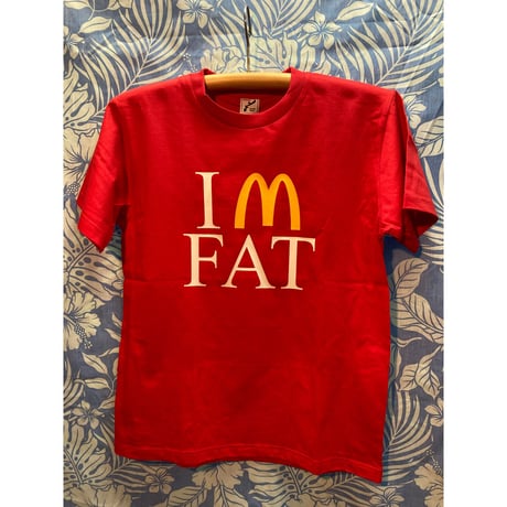 【ImFAT】T-シャツ、レッド