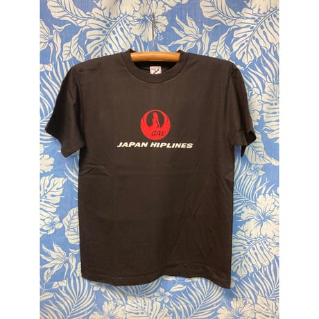 【GAL-JAPAN HIPLINES】T-シャツ、ブラック