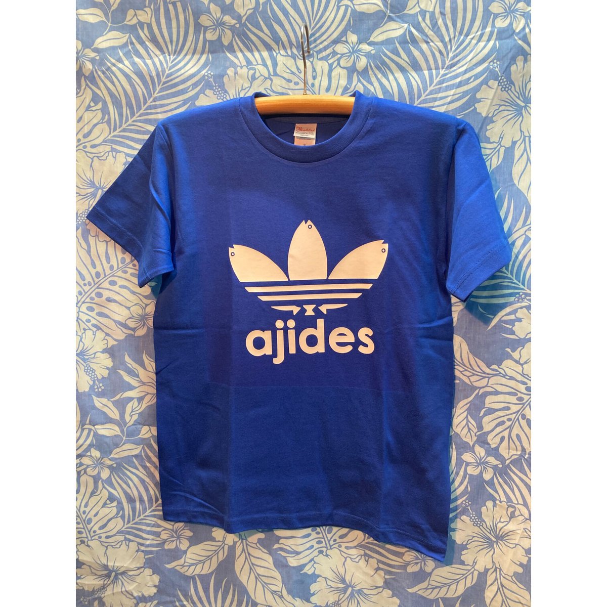 ajides】T-シャツ、ロイヤルブルー | 【 OKITEE 】