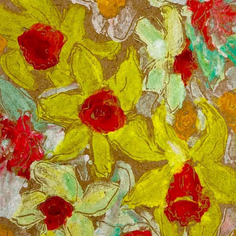 A4 print - daffodils