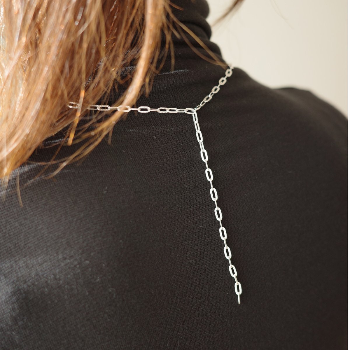 50cm限定/アリアチェーンネックレス/ホワイトゴールド | peau_jewelry