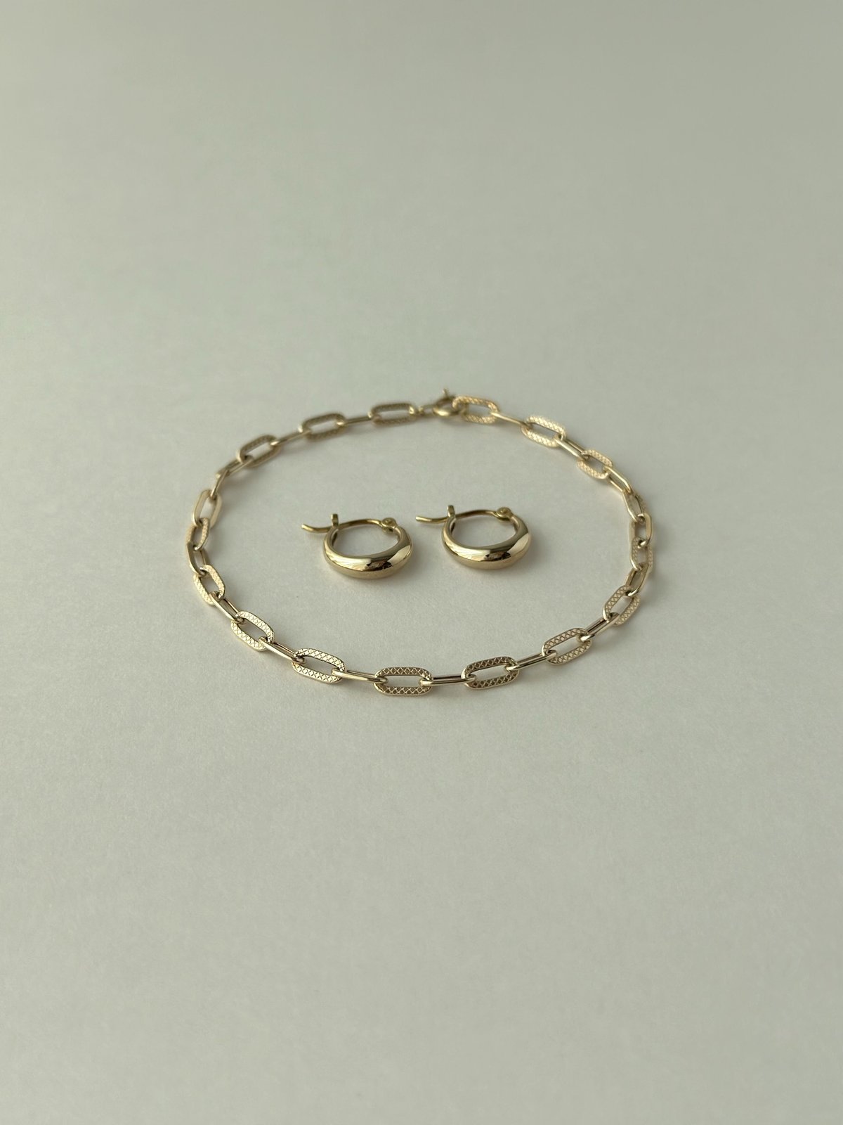 8月発送】アリアチェーンブレスレット(太)/YG/K10 | peau_jewelry