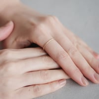 peau jewelry クラシックベゼルリング/K10YG 11号 工場 直営 店ファッション - peau jewelry クラシックベゼル