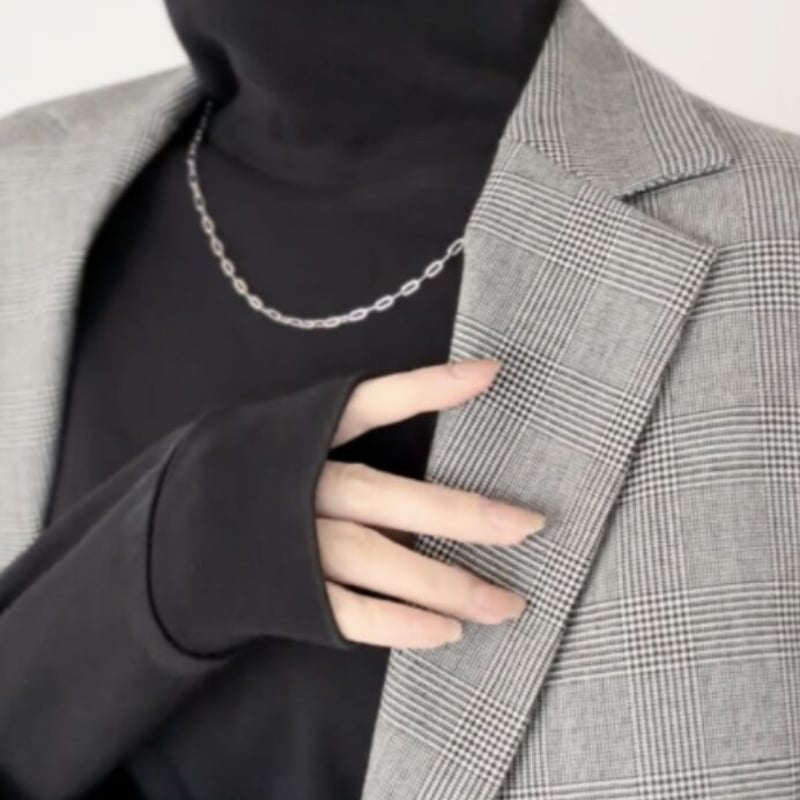 50cm/中空アリアチェーンネックレス/イエローゴールドk10 | peau_jewelry