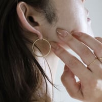 リニューアル】パールピアス/K18/イエローゴールド | peau_jewelry リニューアル】パールピアス/K18/イエローゴールド | peau_jewelry