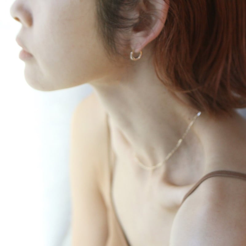 ルーチェリンクネックレス(細)/イエローゴールド/K10 | peau_jewelry