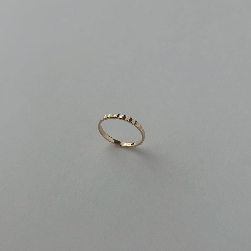 peau jewelry クラシックベゼルリング/K10YG 11号 クラシックベゼルリング/K10YG | peau_jewelry