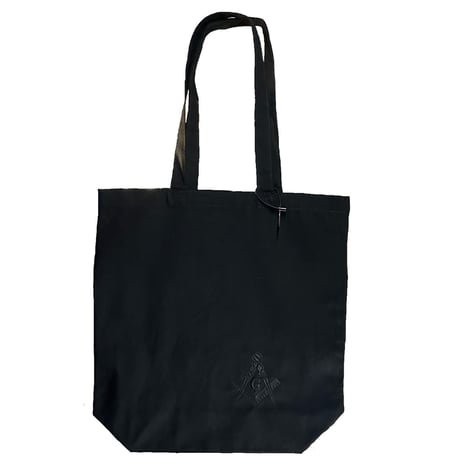 フリーメーソン　E2　トートバッグ　BLACK　黒刺繡