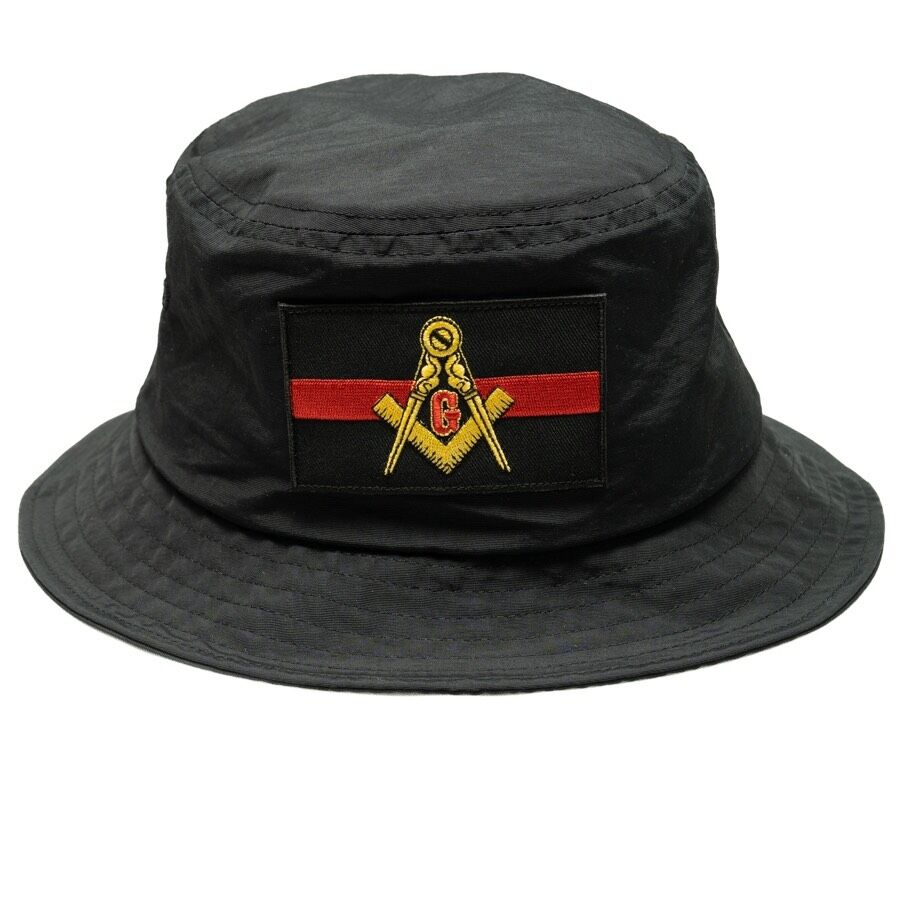 フリーメイソン E3 ワッペンバケットハット BLACK | STRANGE