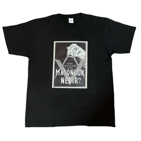 フリーメイソン P2 Tシャツ ヘキサグラム BLACK | STRANGE LOVE / M