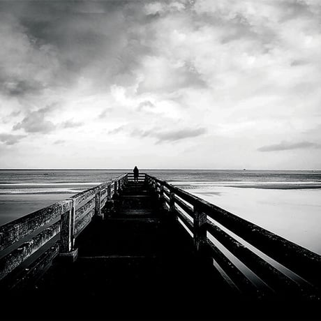 DEEP SILENCE Art Projects ポストカード"The pier"
