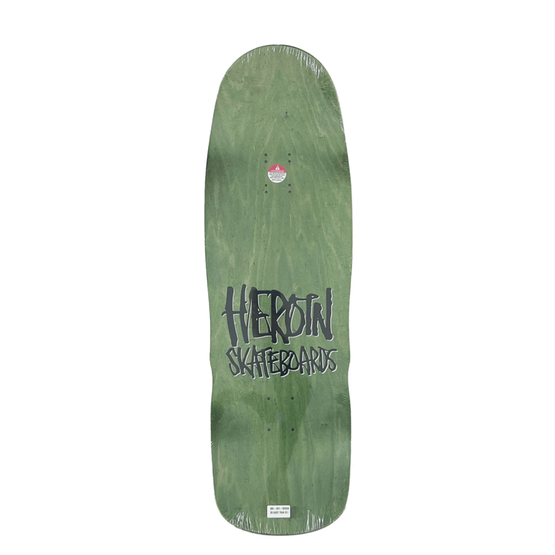 HEROIN ヘロインDEAD DAVE スケートボードデッキ　10.1×32 HEROIN Dead Dave Ghost Train 10.1 x 32 N7 or 7