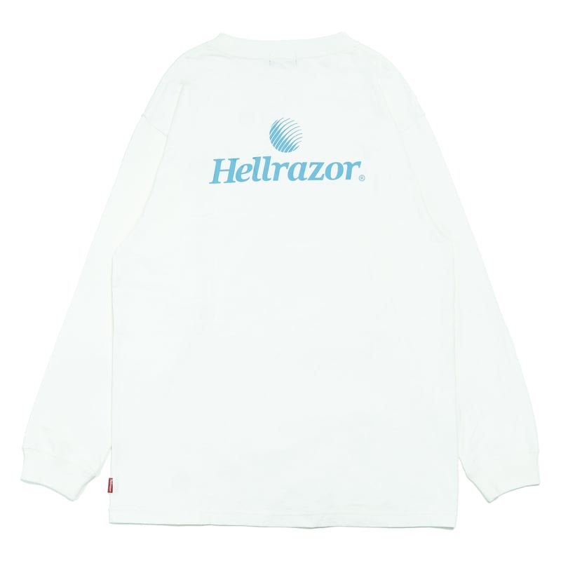 ヘルレイザー HELLRAZOR 表記XL ブランドロゴ 総柄 コットンニット古着