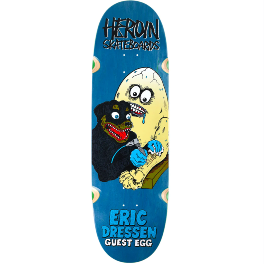 HEROIN ERIC DRESSEN GUEST EGG AQUA STAIN 9.75