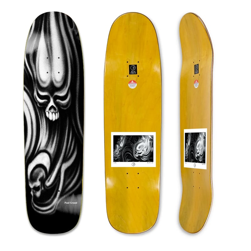 POLAR SKATE CO. PAUL GRUND SKULLS DECK 8.625 P9
