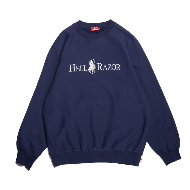 HELLRAZOR HELLREAPER CREWSWEAT NAVY | FLAME STORE