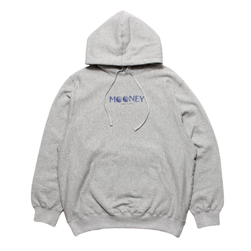 HELLRAZOR MOONEY LOGO PULLOVER HOODIE GREY | F
