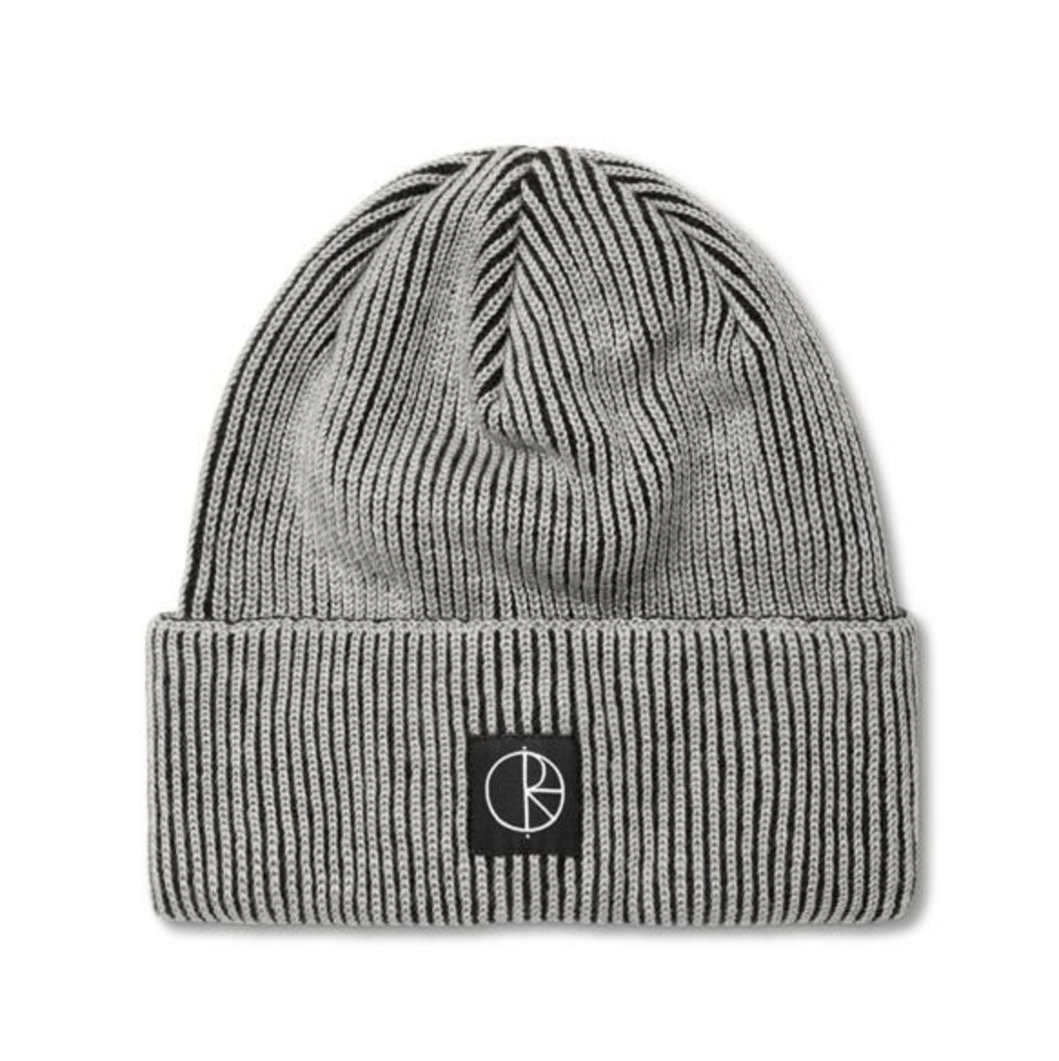 POLAR SKATE CO. LINES MERINO BEANIE WHITE/BLACK POLAR SKATE CO. LINES MERINO BEANIE WHITE/BLACK