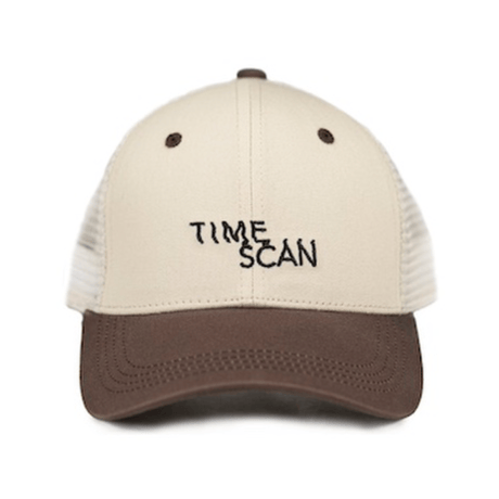 TIMESCAN LOGO CAP MESH CAP SAND