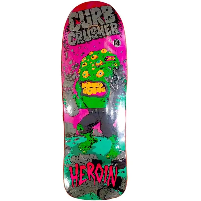 HEROIN SKATEBOARDS CURB CRUSHER XL BARF 10.25IN HEROIN SKATEBOARDS CURB CRUSHER XL BARF 10.25IN