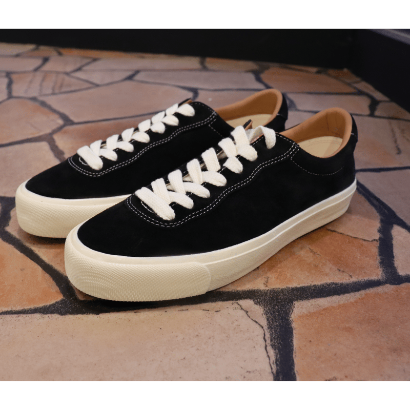 Last Resort AB スエード スニーカー ブラック/ホワイト CM001 SUEDE/LEATHER LO BLACK/WHITE（スニーカー）｜Last