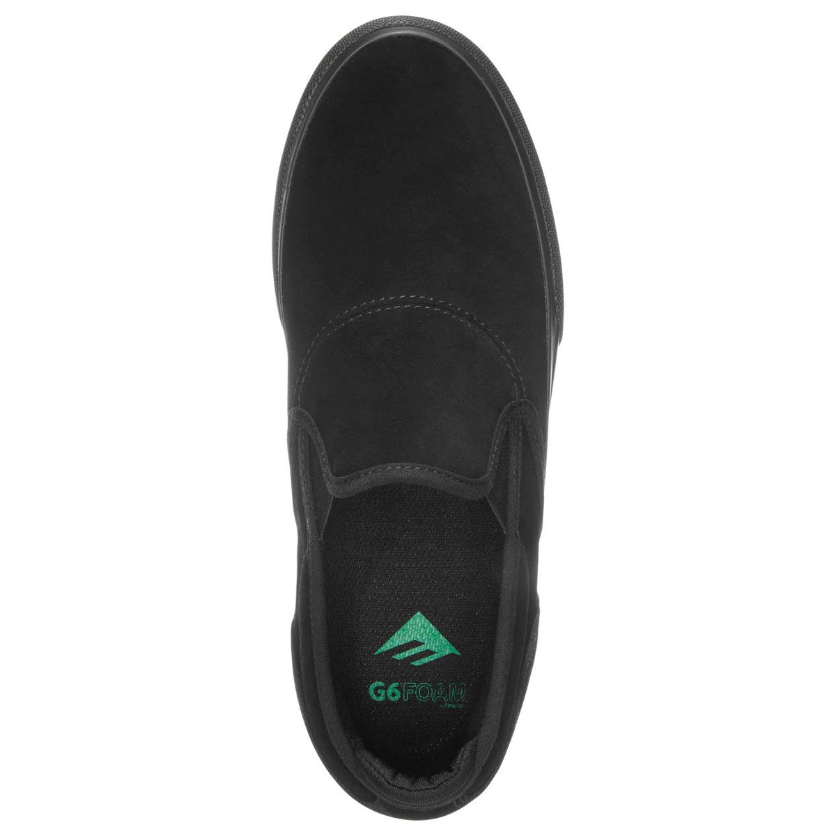 EMERICA WINO G6 SLIP-ON BLACK | FLAME STORE