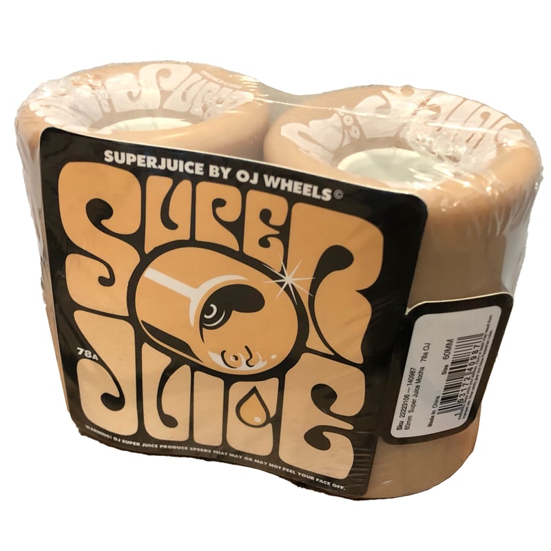 OJ WHEELS MINI SUPER JUICE SOFT WHEELS 78A 60MM OJ WHEELS MINI SUPER JUICE SOFT WHEELS 78A 60MM